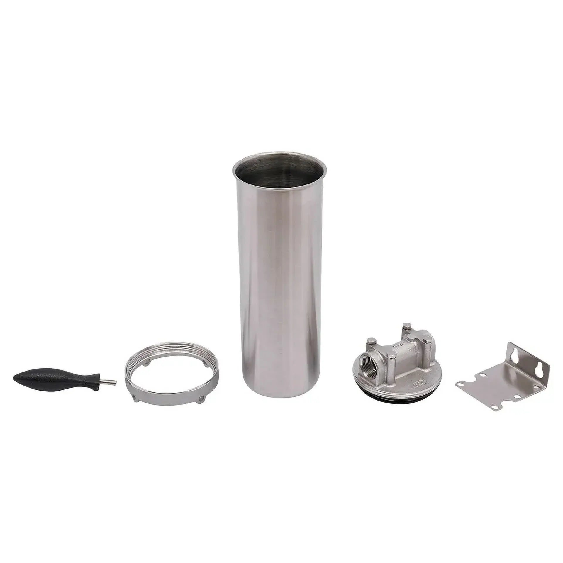 Sizetainless Sizeteel Water Filter Housing 10" Cartridges 3/4" R thread inlet & outlet