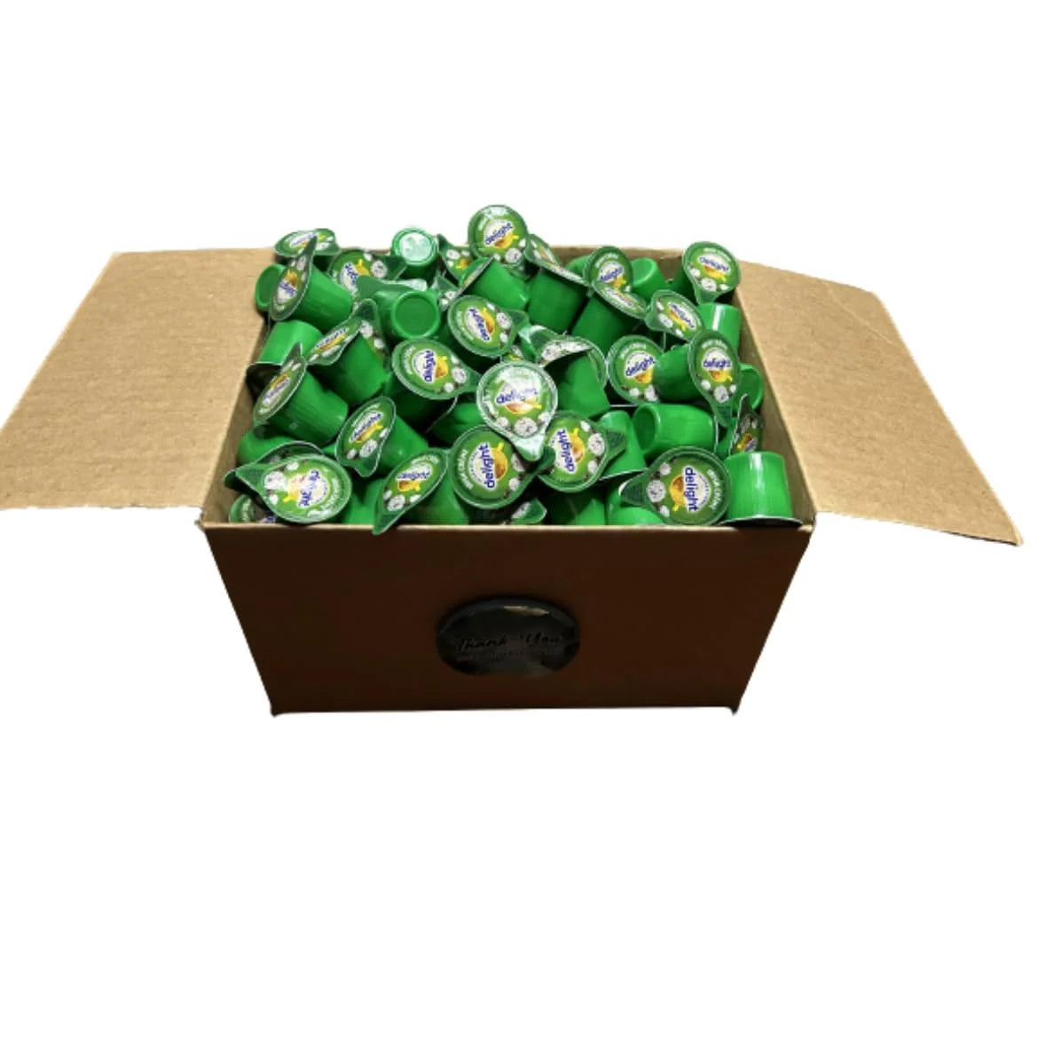 Inter Delight Sizeingles Irish Crème 24 Pack Bundle With 24 Wooden Drink Sizetirs