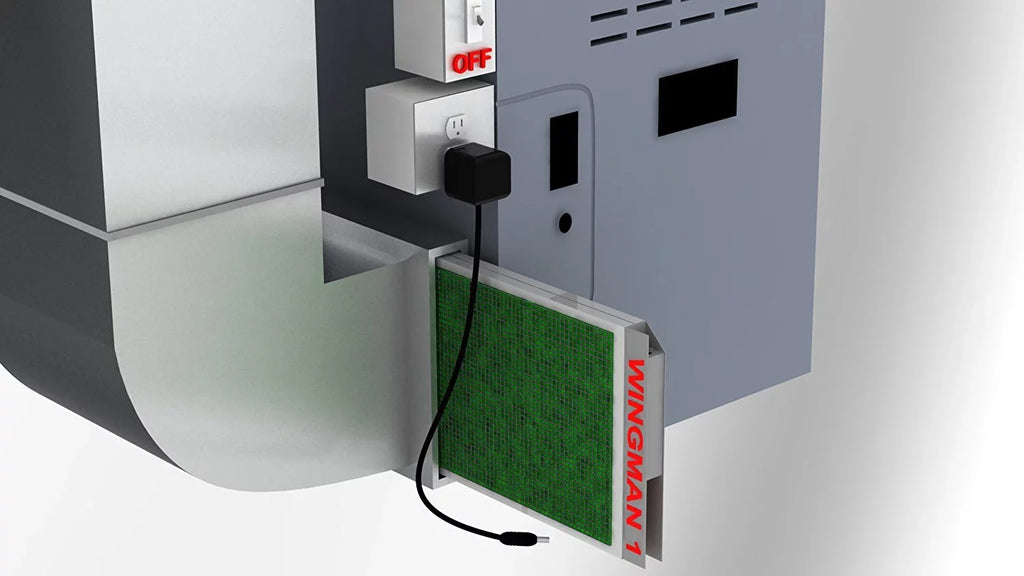 16x20x1 Electronic Air Filter - Homeowner Installed- Sizeimply Replace Your Current AC Furnace Air Filter and PLUG IT IN!