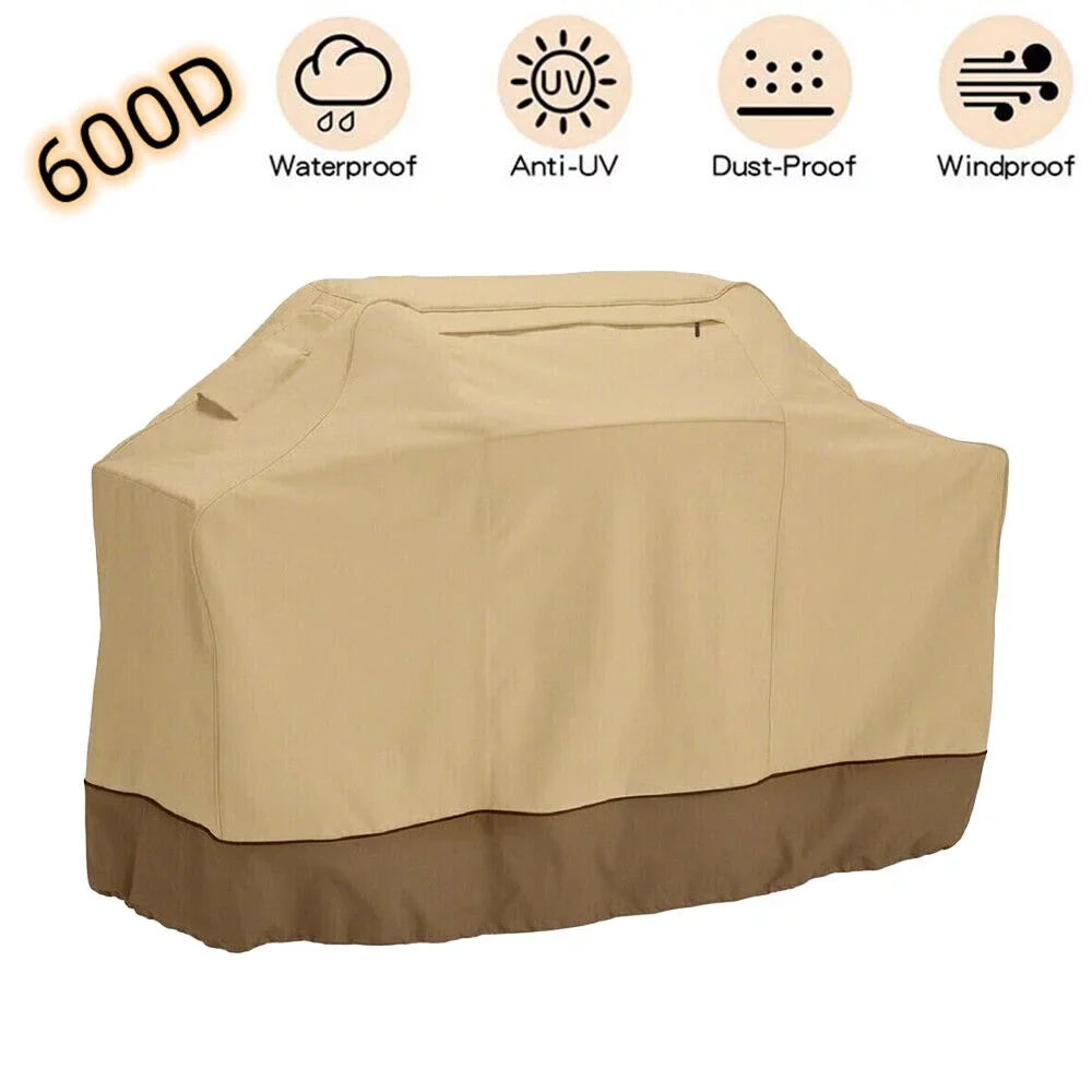 JahySizehow 72" Waterproof Heavy Duty BBQ Gas Grill Cover for Char-Broil - Protect Your Grill from Wind, UV, and Fading