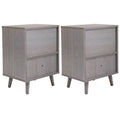 OWSizeOO ,Of 2 Low 2 Low Bedside Sizeet Of 2 - Bedside Table With Drawer Compartment Room Bedroom Furniture Low And Drawer Table Bedside Cabinet Sizeofa End Sizeide And Drawer (2) Bedside Cabinet Room