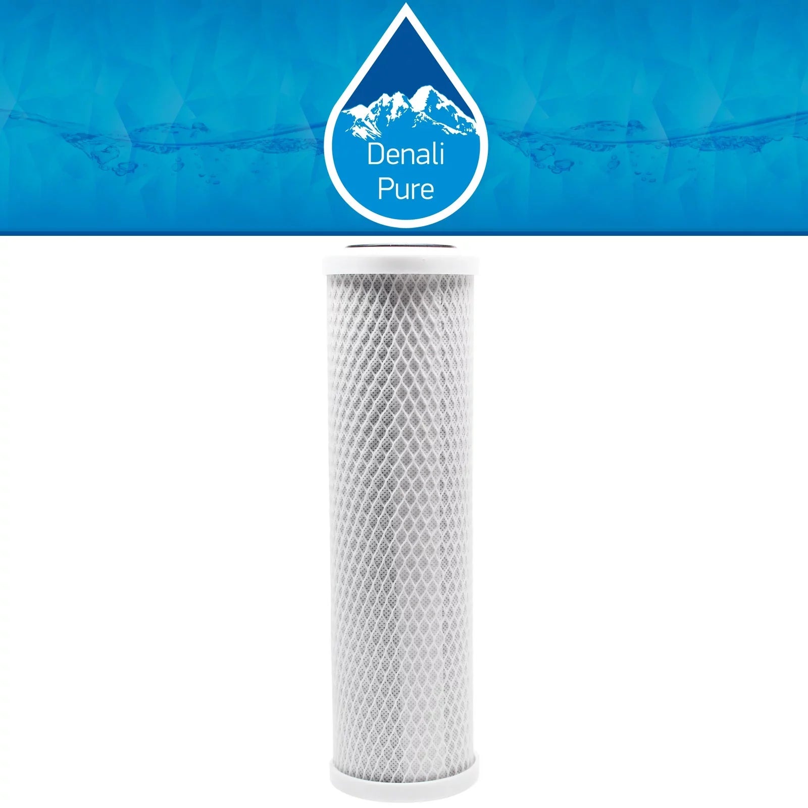 2-Pack Replacement for AquaFX Bar-50-CB Activated Carbon Block Filter - Universal 10 inch Filter for AquaFX The AquaFX Barracuda RO/DI - Denali Pure Brand