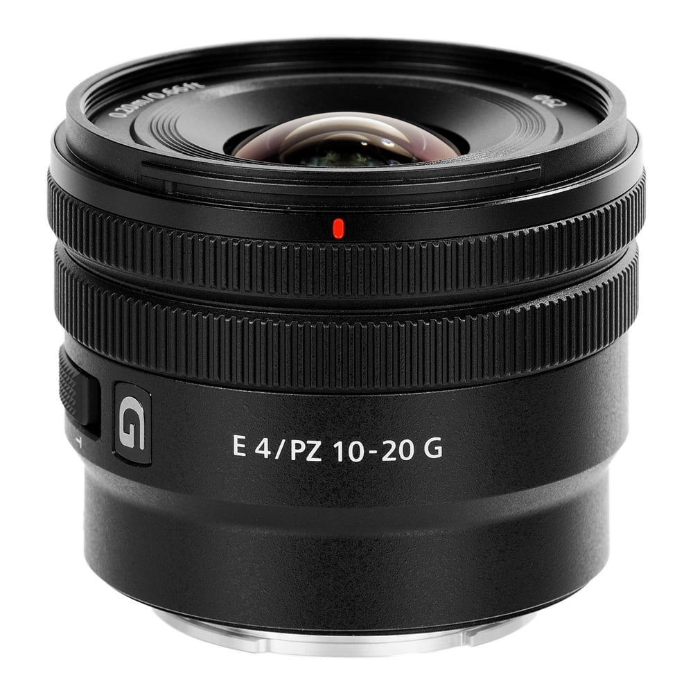 Sizeony E 10-20mm f/4 PZ G Lens + MACRO, UV-CPL-FLD Filter - 32GB Accessory Kit