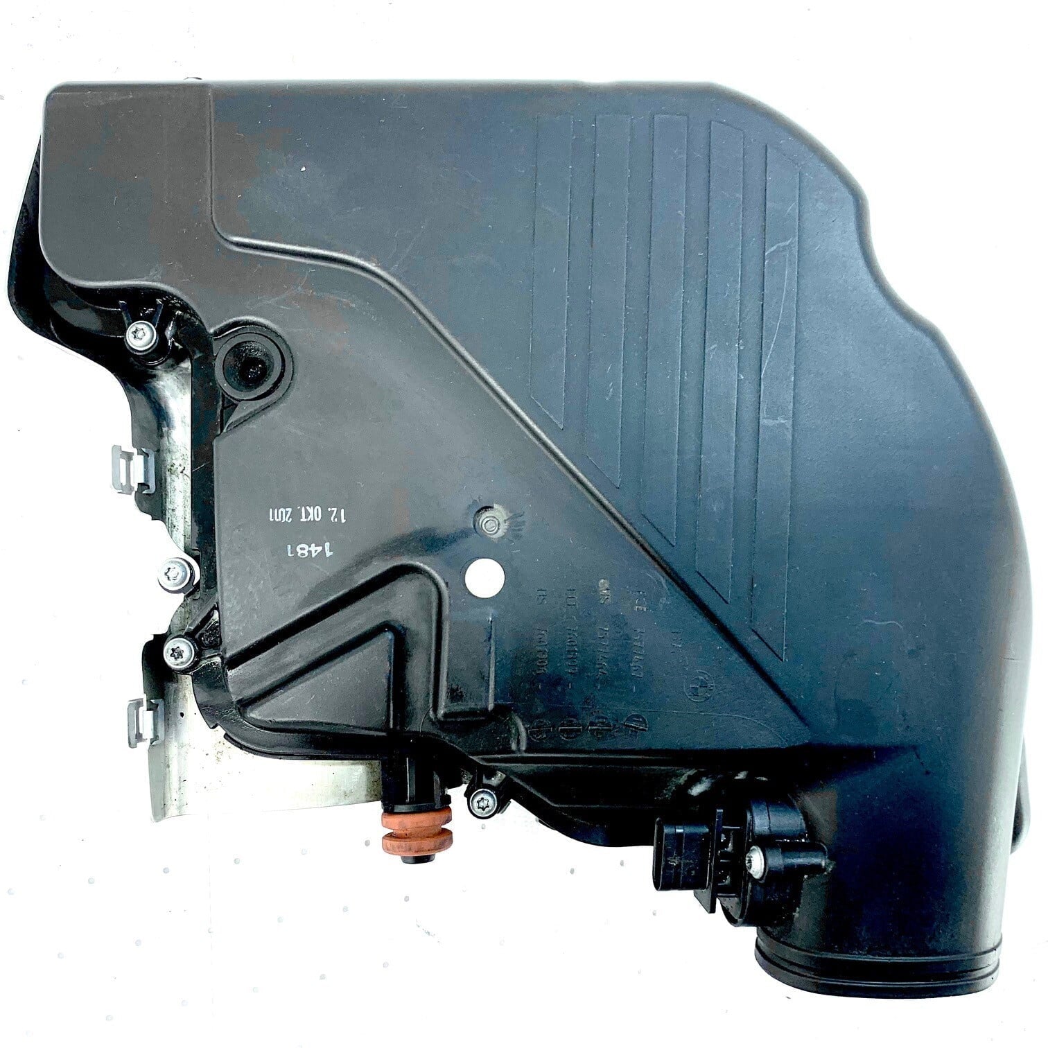 Pre-Owned 2009-2012 BMW 750 Passenger RH Air Cleaner and Air Flow Meter 4.4L Turbo OEM (Good)