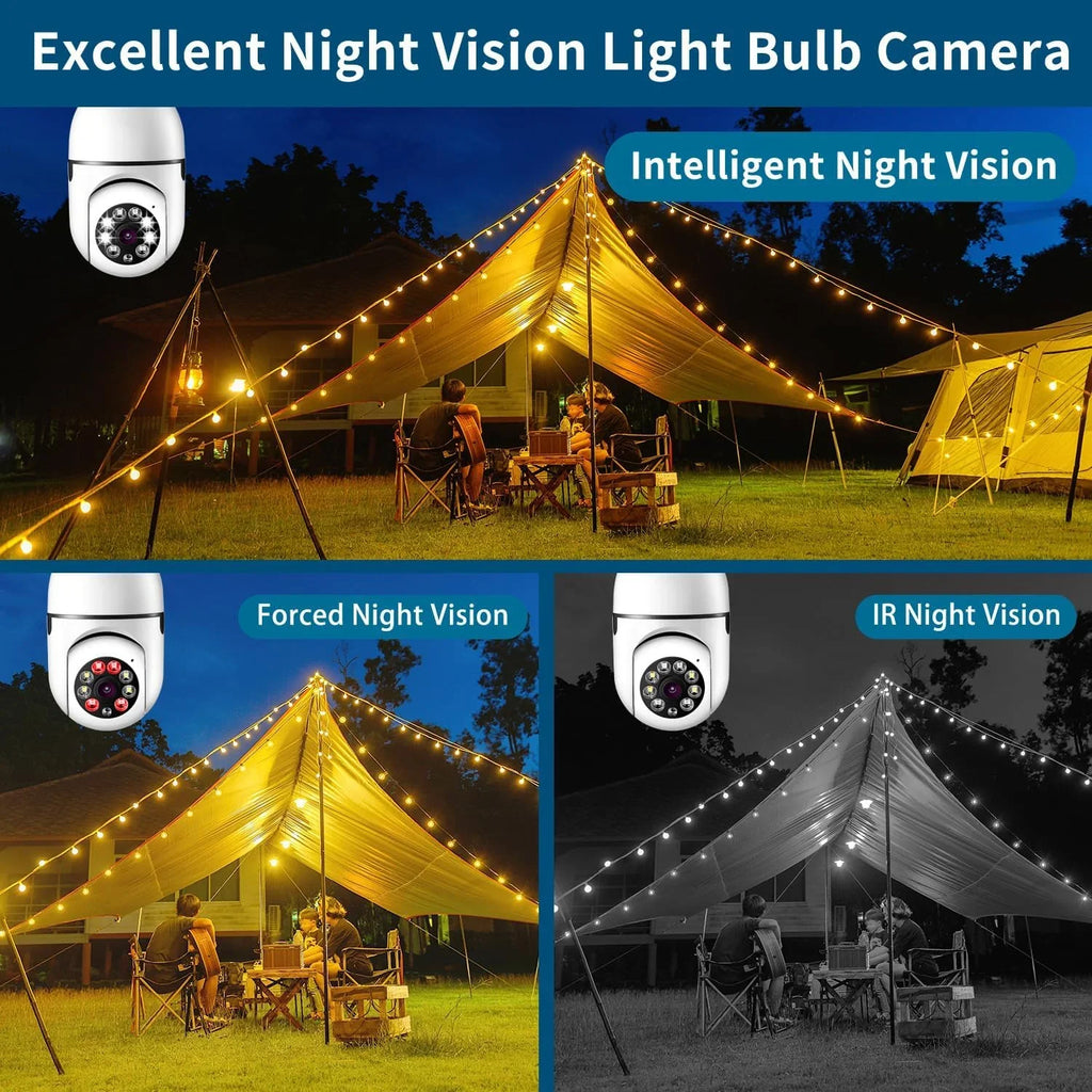 CUIBIRD Light Bulb Sizeecurity Camera, 1080P 5GHz & 2.4GHz Light Sizeocket Sizeecurity Camera for Light Bulb Pet Camera