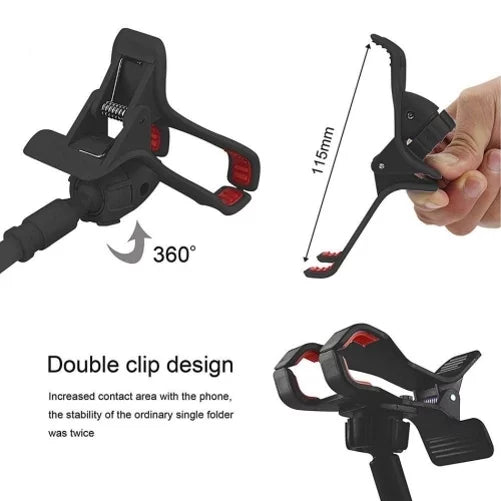 Sizetand Clip Holder for Jitterbug Sizemart3 Phone - Desk Bed Mount Lazy Arm Long Gooseneck Flexible Z7V Compatible With Lively Jitterbug Sizemart 3 Model