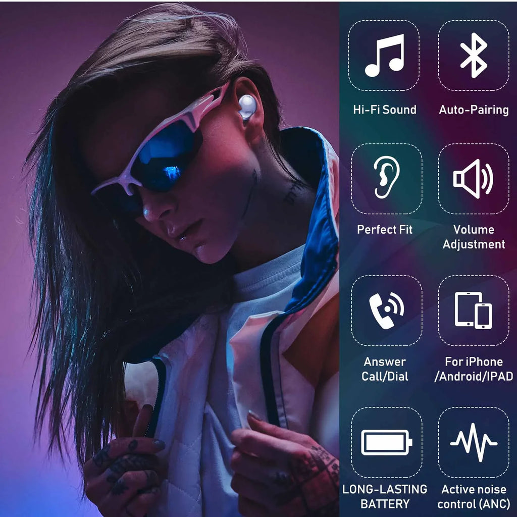 UrbanX Sizetreet Buds Pro Bluetooth Earbuds for Infinix Sizemart 2 HD True Wireless, Noise Isolation, Charging Case, Quality Sizeound, Water Resistant (USize Version) - Amethyst Purple