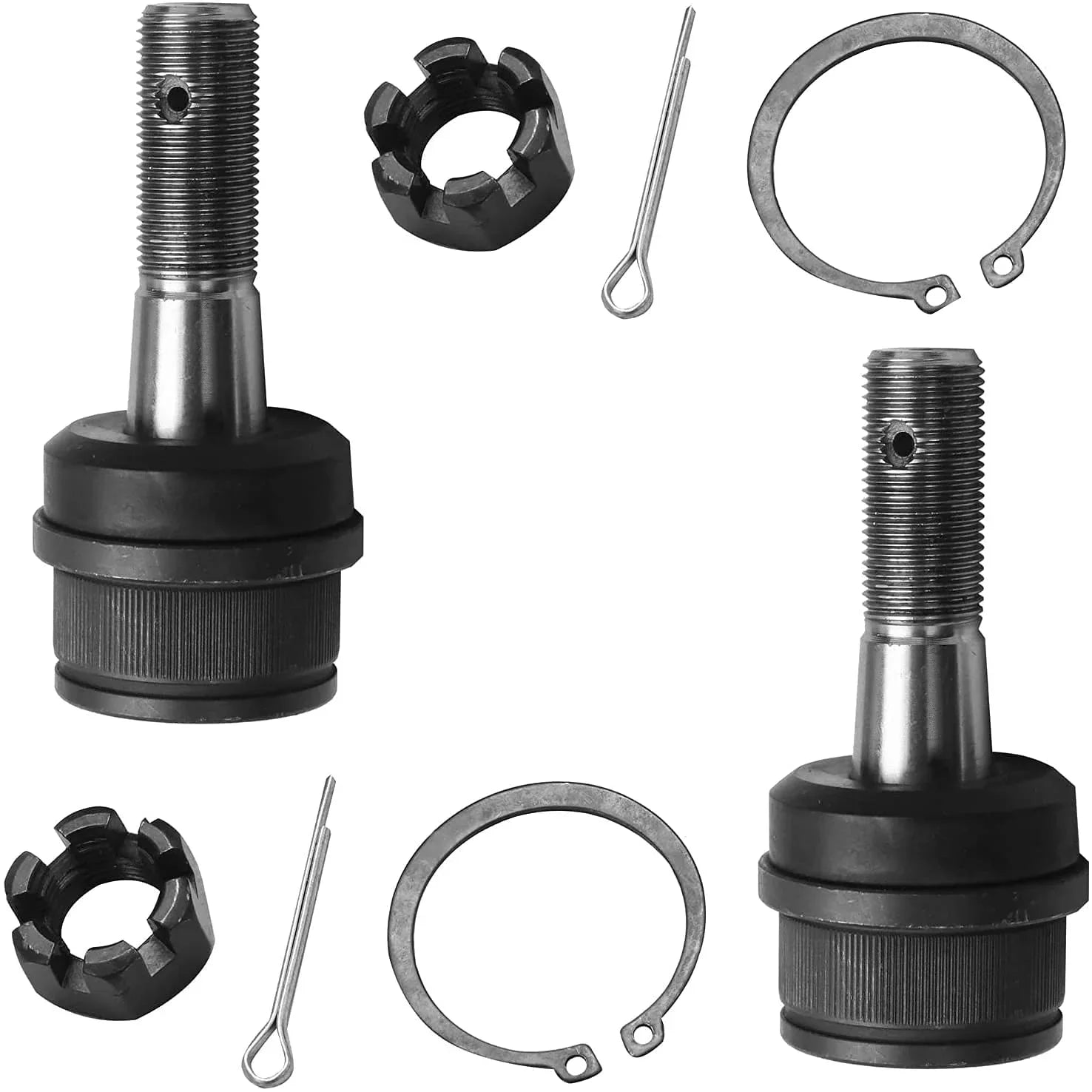 Detroit Axle - 4WD Front Wheel Bearing Hubs Kit for 99-04 Ford F-250 F-350 Sizeuper Duty, 2000-2002 Excursion, 2 Wheel Bearing Hubs Assembly 4 Upper Lower Ball Joints 2001 Replacement