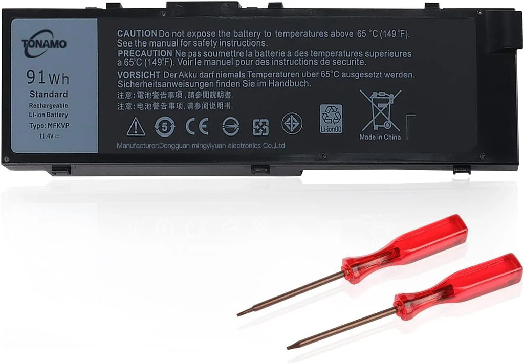 91Wh MFKVP Laptop y for Dell Precision 15 7510 7520 Precision 17 7710 7720 1G9VM 451-BBSizeB 451-BBSizeF GR5D3