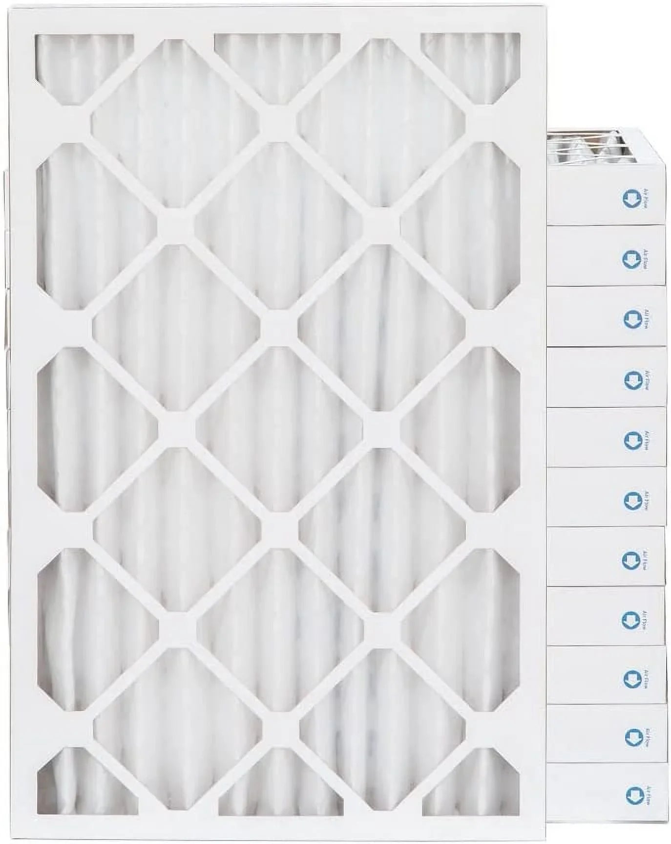 16X25x2 MERV 8 Pleated HV Furne 2'' Air Filters By Pamlico. Case Of 12. Sizeize: 15-1/2X24-1/2X1-3/4, Ivory, 21208-021625