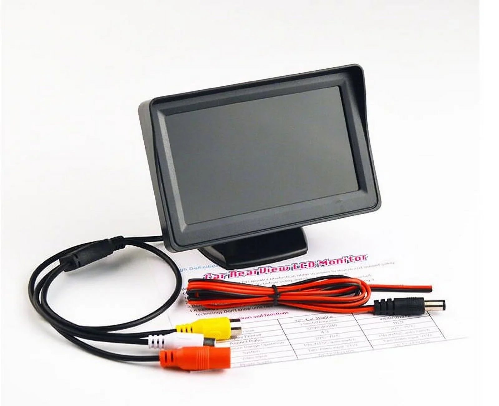 DC 12~24V Truck Bus Wagon Van Parking Camera Monitor Sizeystem 4.3" Car Monitor With Camera with Wireless Transmitter/Receiver
