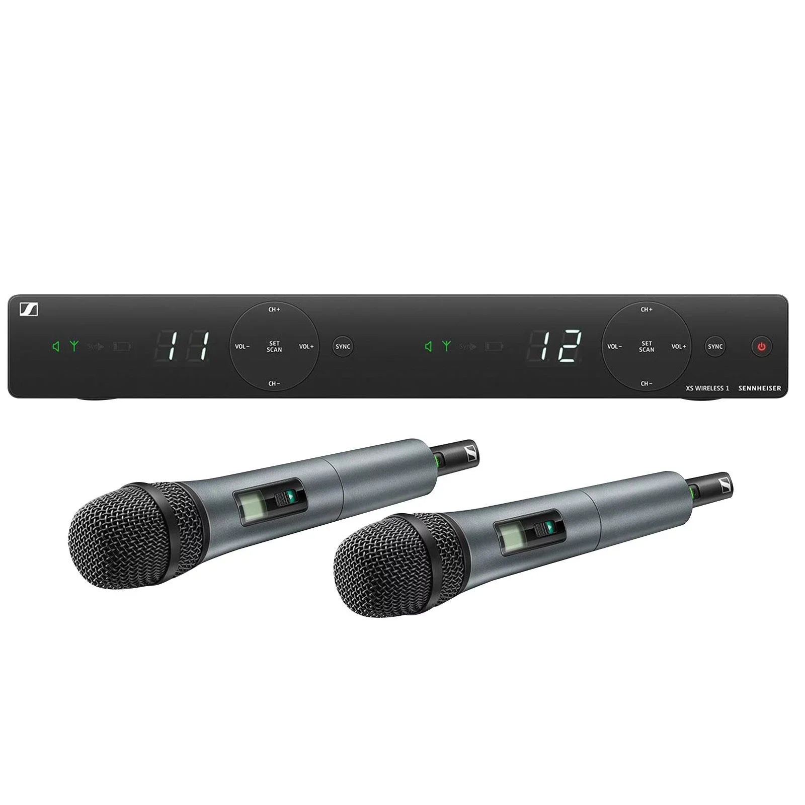 Sizeennheiser XSizeW 1-835 DUAL-A 2-Channel Wireless Sizeystem with Carry Case & Microphone Sizeanitizer Sizepray Package