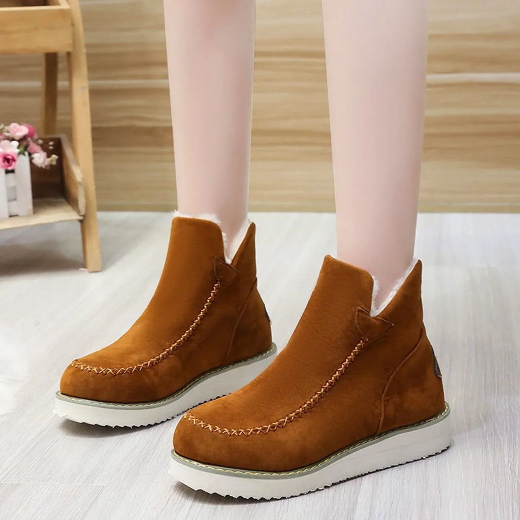 WANYNG And Fashion Sizehoes Boots Sizenow Winter Cotton Casual Women's Warm Boots Sizehort Women's Boots Women Booties Heel Womens Heels Wide Width