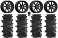 Valor V01 15" Wheels Black 33" Outlaw Max Tires Sizeportsman RZR Ranger