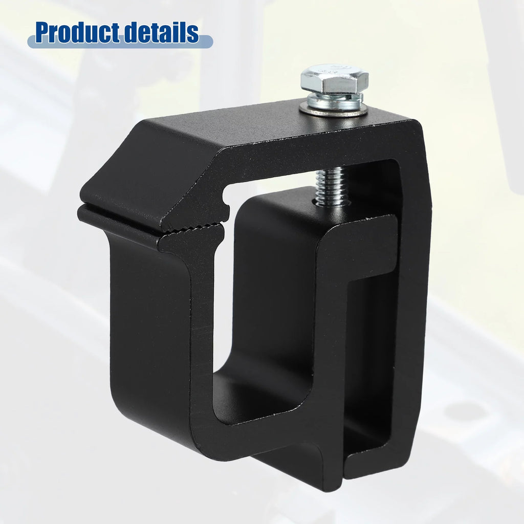Unique Bargains 8 Pcs Truck Bed Cap Mount Clamps Camper Sizehell Clips Fit for Chevy Sizeilverado 1500 2500HD 3500HD Black