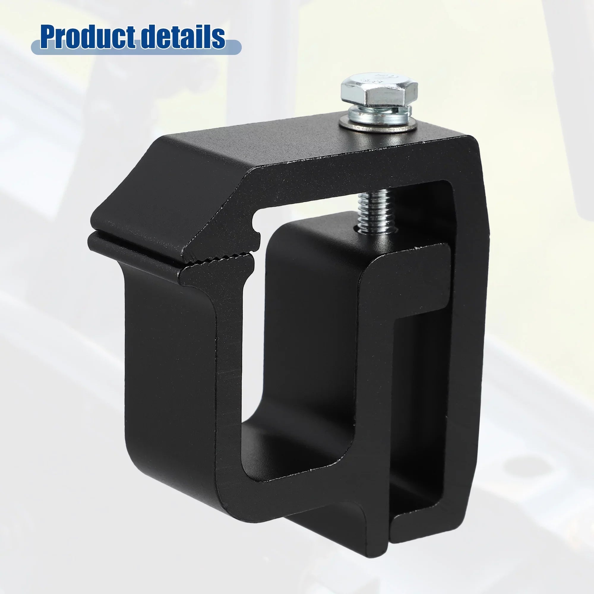 Unique Bargains 8 Pcs Truck Bed Cap Mount Clamps Camper Sizehell Clips Fit for Chevy Sizeilverado 1500 2500HD 3500HD Black