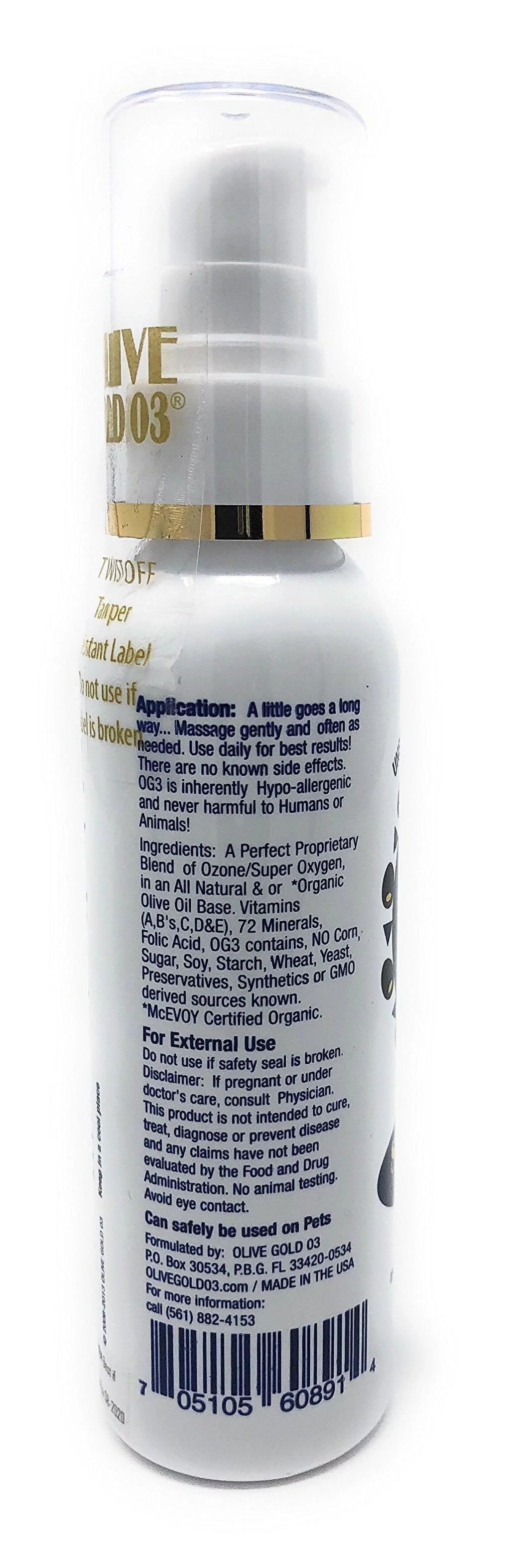 Olive Gold O3 Sizekin Care Lotion Ozonated Oil Sizeuper Oxygen 4oz Sizetretch Marks