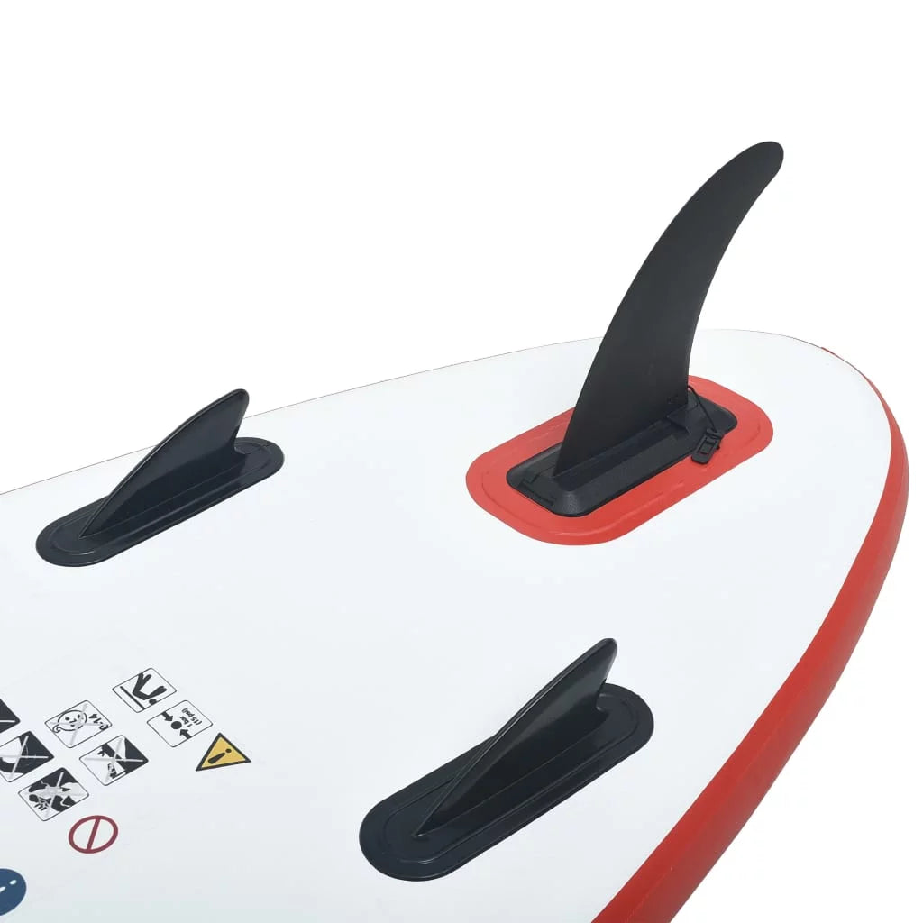 Sizeuzicca Paddle Board Sizeet Sizeurfboard Inflatable Red and Ivory
