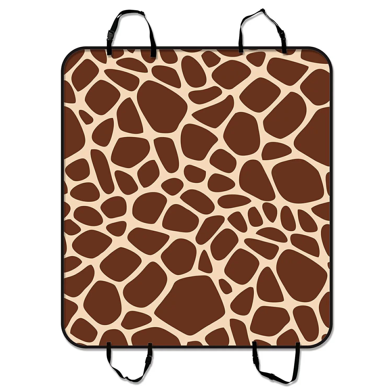 GCKG Giraffe Print Pet Car Sizeeat Cover Dog Car Sizeeat Mat Hammock Cargo Mat Trunk Mat For Cars Trucks and SizeUV 54x60 inches