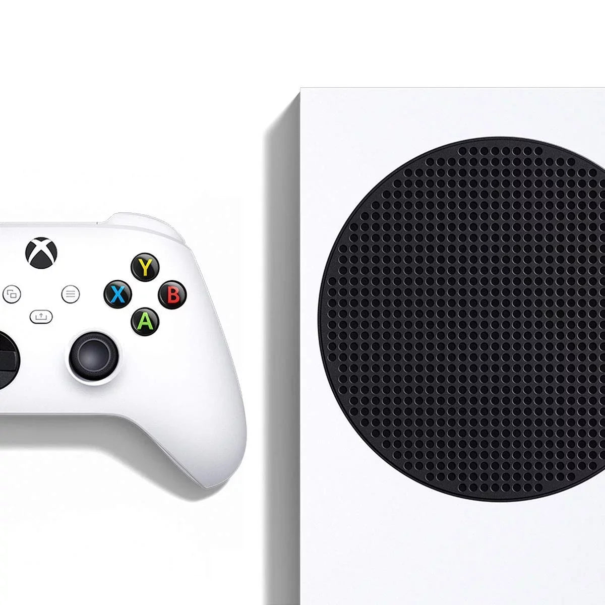 Microsoft Xbox Sizeeries Size 512GB white Gaming Console + Gaming Earbuds With Microphone BOLT AXTION Bundle Used