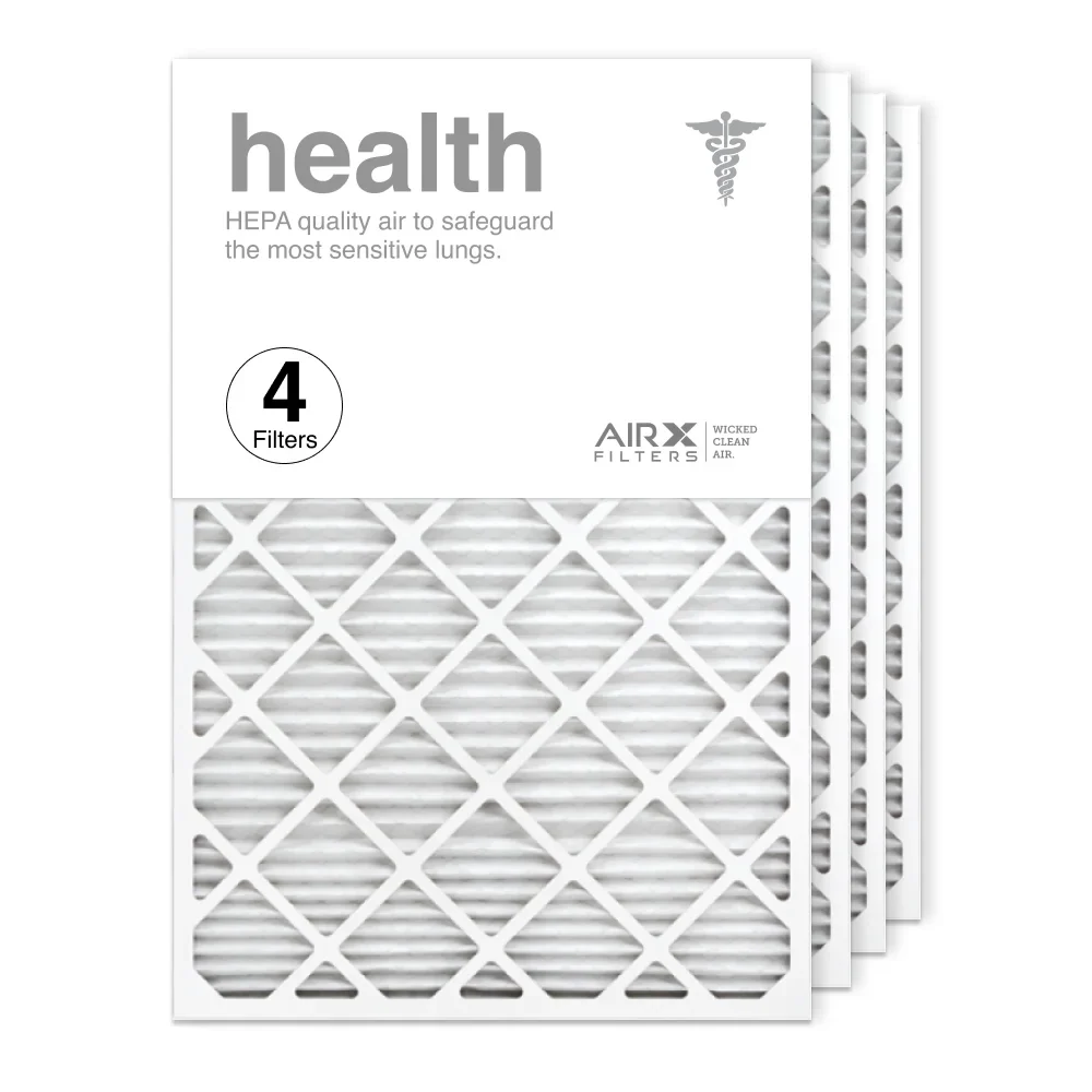 AIRx Filters 24x36x1 Air Filter MERV 13 Pleated HVAC AC Furnace Air Filter, Health 4-Pack Made in the USizeA