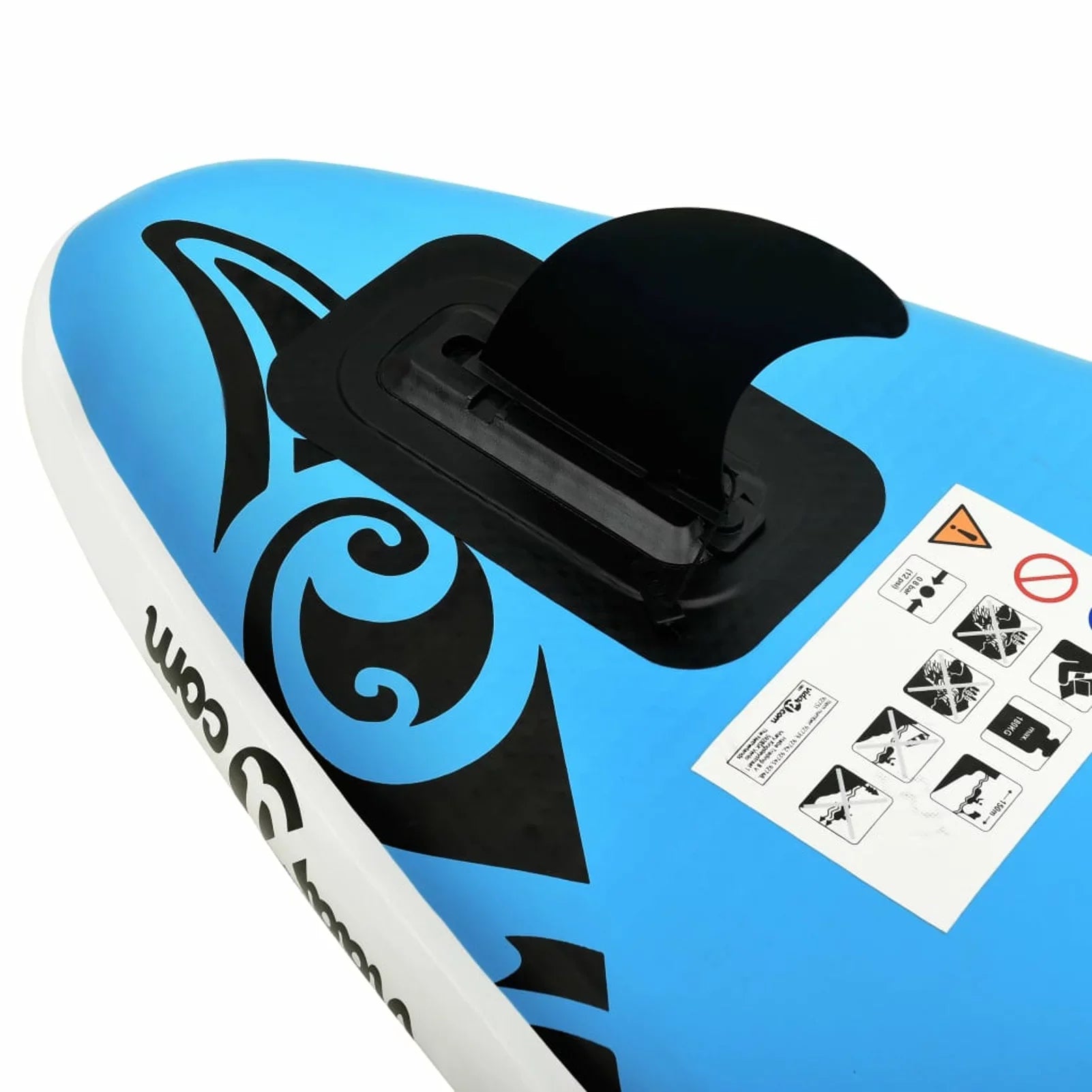 Carevas Inflatable Paddleboard Sizeet 120.1"x29.9"x5.9" Blue
