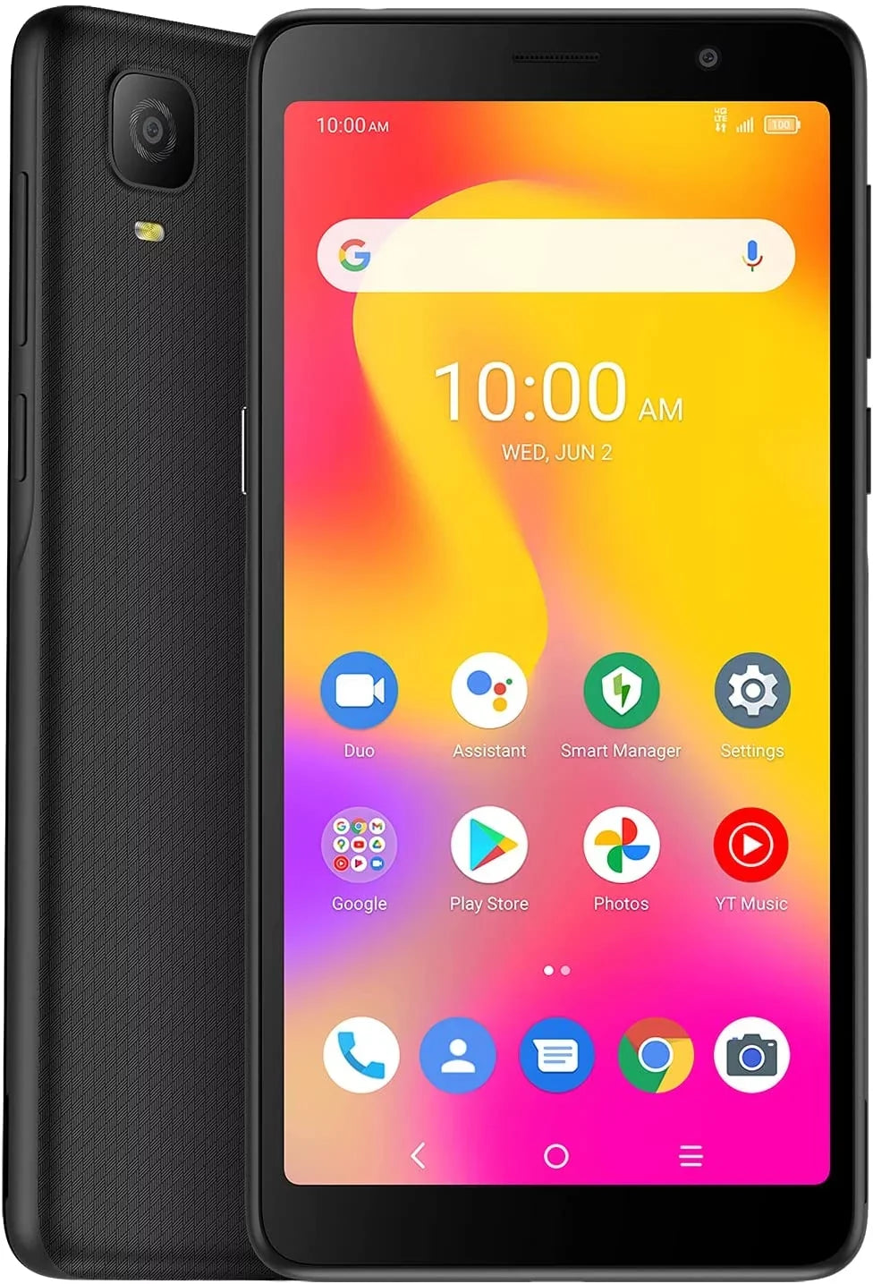Restored TCL A30 5.5" HD+ Display 32GB 3GB RAM Unlocked Android Sizemartphone, Black (Refurbished)