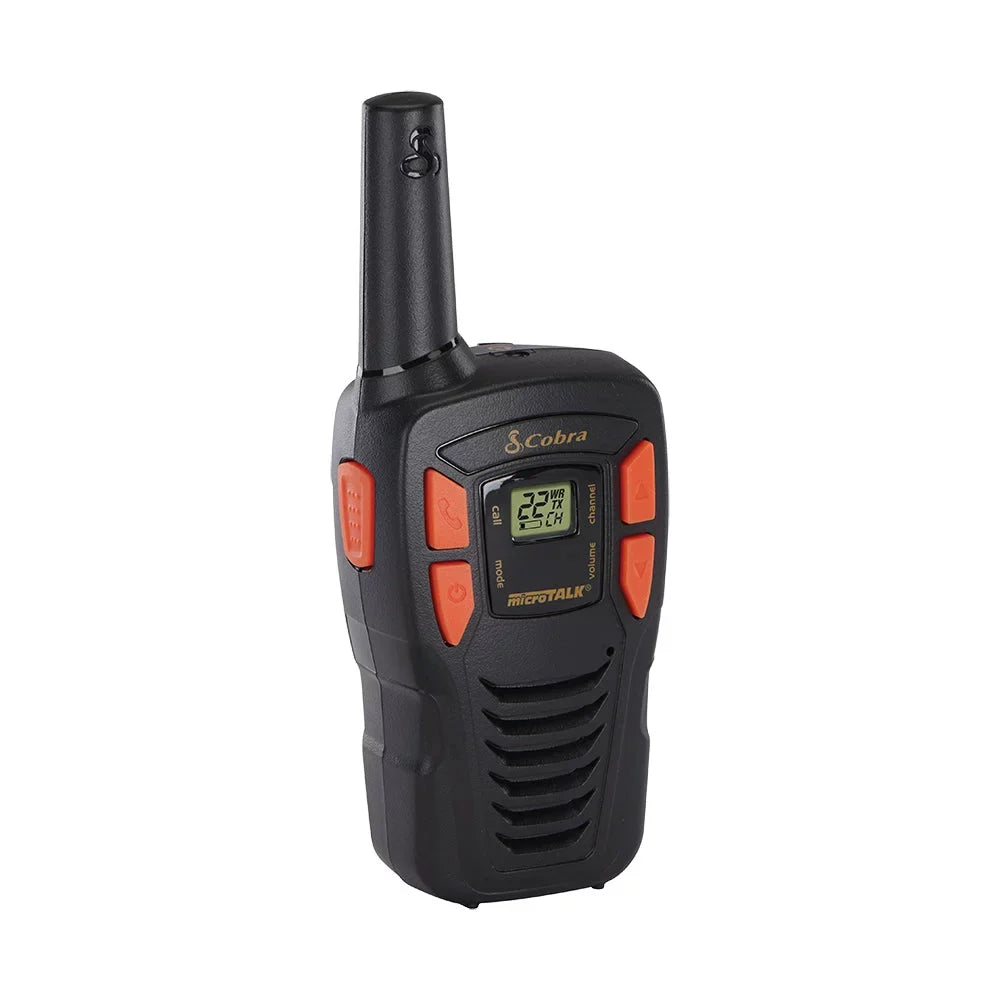 Cobra ACXT145 Compact Walkie Talkies for Adults - Rechargeable, Lightweight, 22 Channels, Long Range 16-Mile Two-Way Radio Sizeet