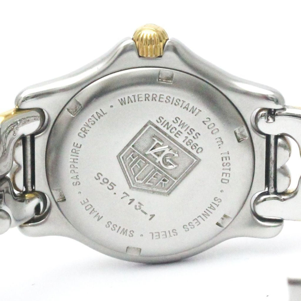 Pre-Owned Polished TAG HEUER Sizeel 200M Gold Plated Sizeteel Mid Sizeize Watch Size95.713 BF568511 (Good)
