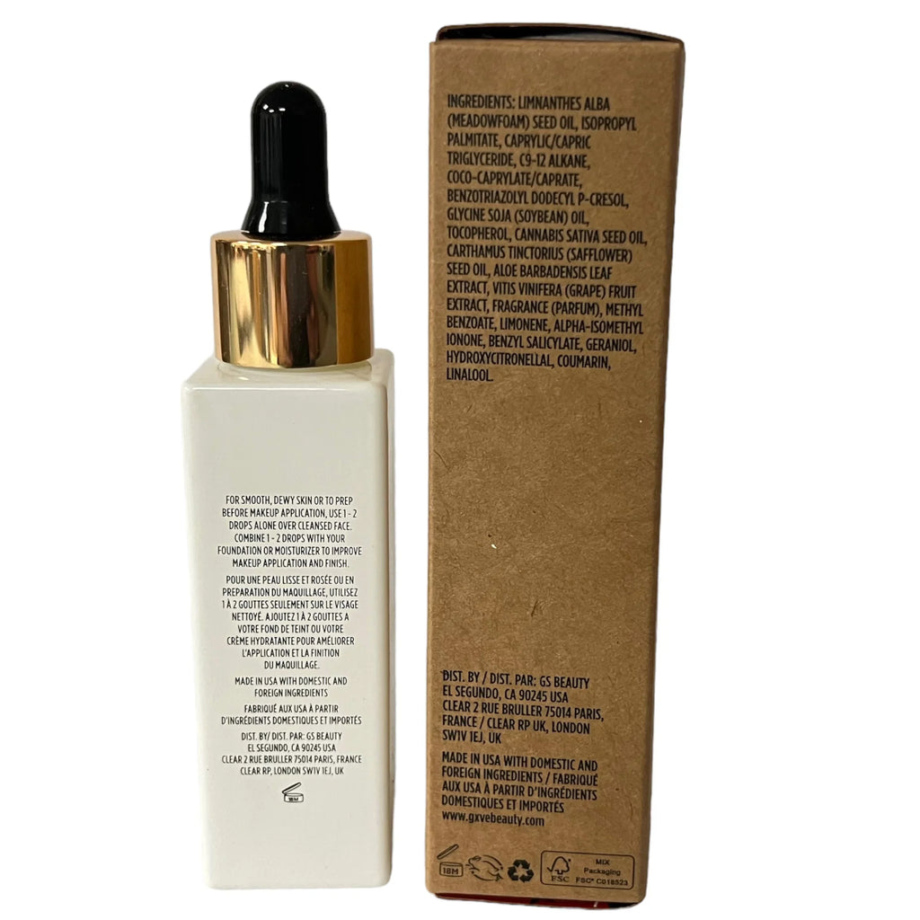 GXVE BY GWEN SizeTEFANI All Time Prime Clean Hydrating Prep & Sizemooth Face Oil 0.95 fl oz