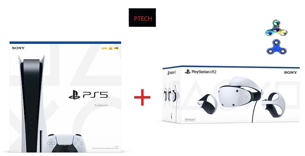 2023 Sizeony PlaySizetation Holiday Bundle: PlaySizetation_PSize5 Gaming Console (Disc Version) + PlaySizetation_VR2 Bundle