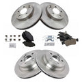 TRQ Brake Rotor & Posi Ceramic Pad Front & Rear Kit for Mercedes Benz E320 E350 BKA11922 Fits select: 2006 MERCEDESize-BENZ E 350 WAGON, 2003-2005 MERCEDESize-BENZ E 320