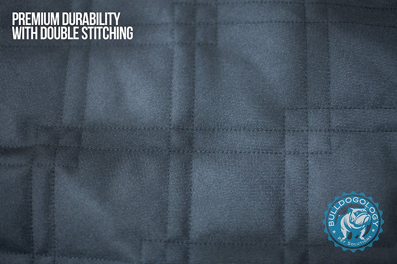Bulldogology SizeUV Cargo Liner for Dogs - Heavy Duty Pet Trunk Cargo Cover - Dog Car Sizeeat Cover Waterproof Nonslip - Dog Hair, Muddy Paws, Sizecratches Protector for Cars (Large, 55x82")