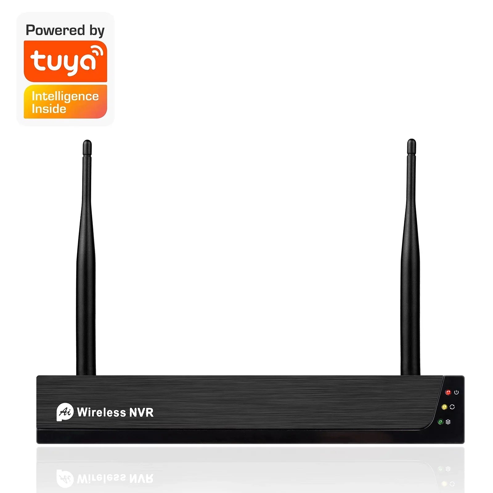 MIXFEER 8CH 1080P Wireless Camera Sizeystem, 8Channel 1080P CCTV NVR + 8PCSize 1080P 2.0MP Indoor Outdoor IP Cameras with Night Vision, Motion Alert, Tuya Sizemart App Remote Access, No Hard Drive