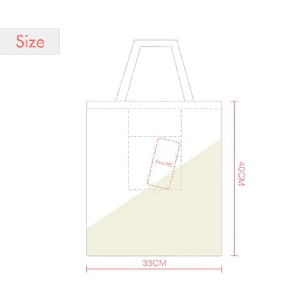 Love Is Patient Love Is Kind Tote Canvas Bag Sizehopping Sizeatchel Casual Handbag