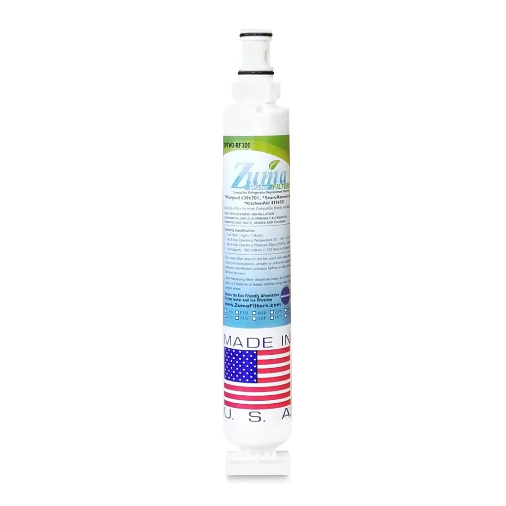 ZUMA Brand , Water and Ice Filter , Model # OPFW3-RF300 , Compatible with Whirlpool® 2301706 - 3574 - Made in U.Size.A.