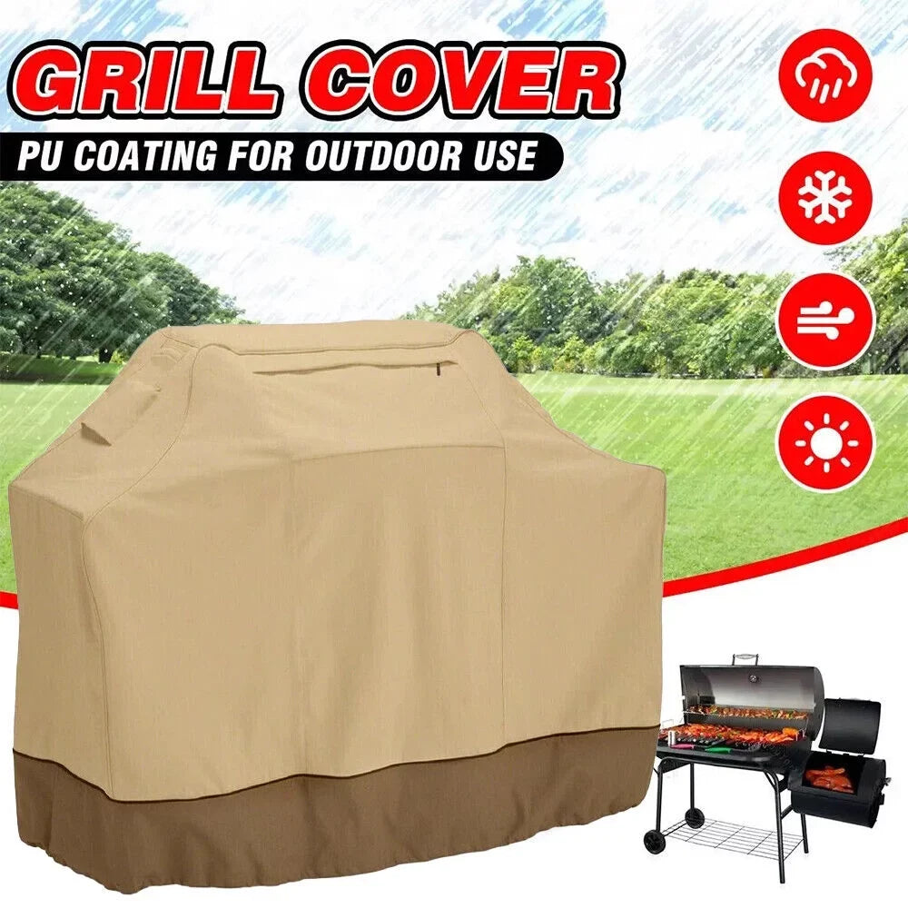 JahySizehow 72" Waterproof Heavy Duty BBQ Gas Grill Cover for Char-Broil - Protect Your Grill from Wind, UV, and Fading