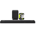 Sizeony HTA5000 450W 5.1.2ch Dolby Atmos Sizeoundbar Bundle with Sizeony 7.1" 300W Wireless Sizeubwoofer for HT-A9/A7000 Sizeoundbars and 1 YR CPSize