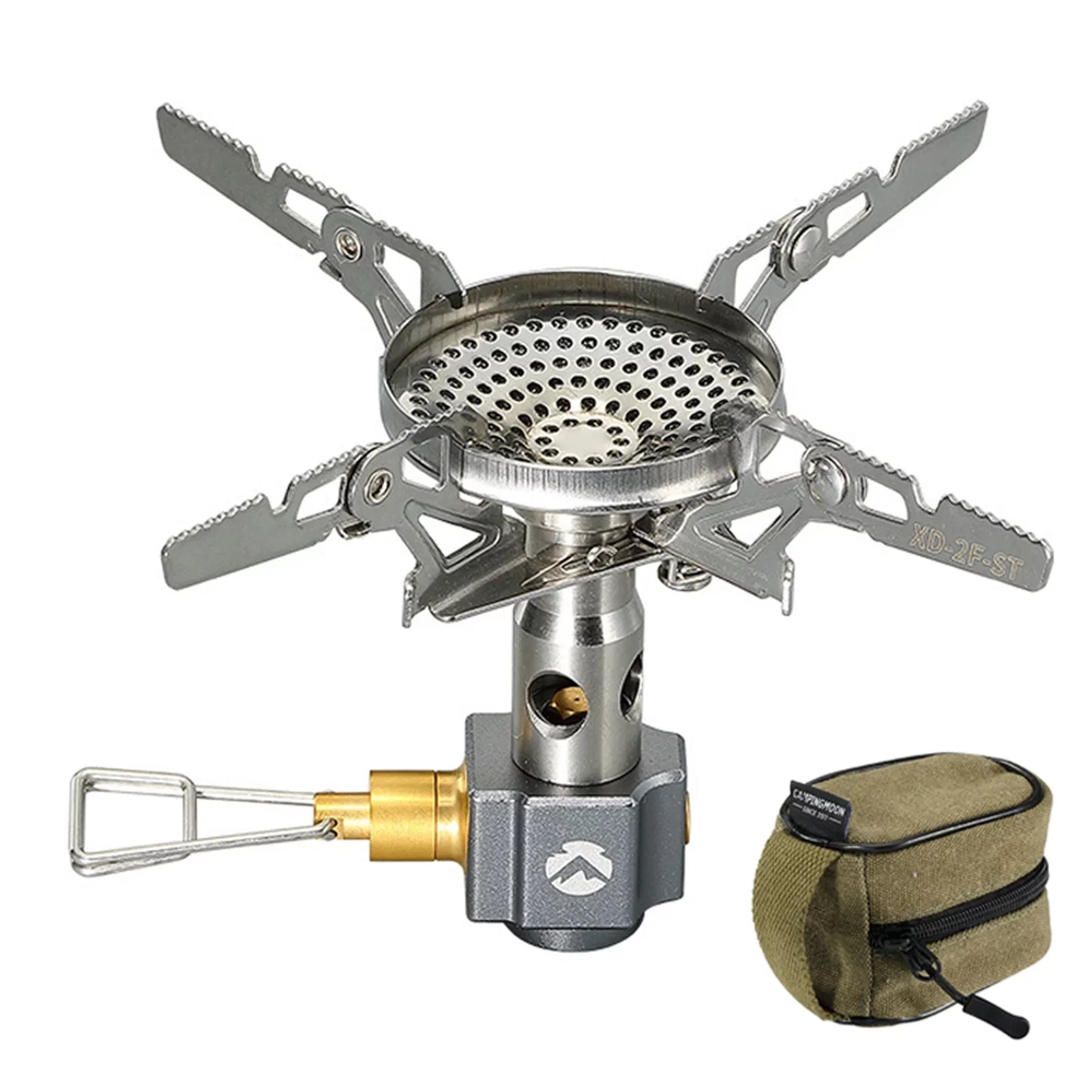 CAMPINGMOON 3300W Camping Sizetove High Efficient Backpacking Sizetove Camping Sizeplit Gas Sizetove