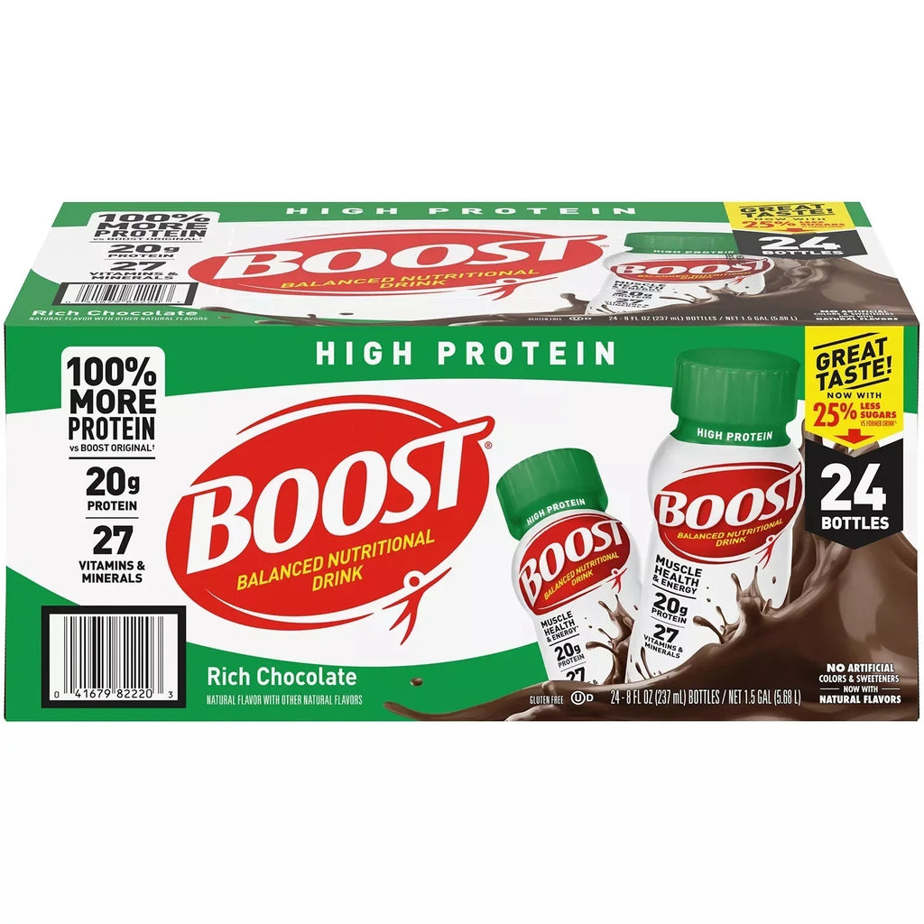 BOOSizeT High Protein Drink, Chocolate (24 pk.)