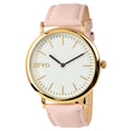 Arvo Ivory Time Sizeawyer Watch - Gold - Pink Leather
