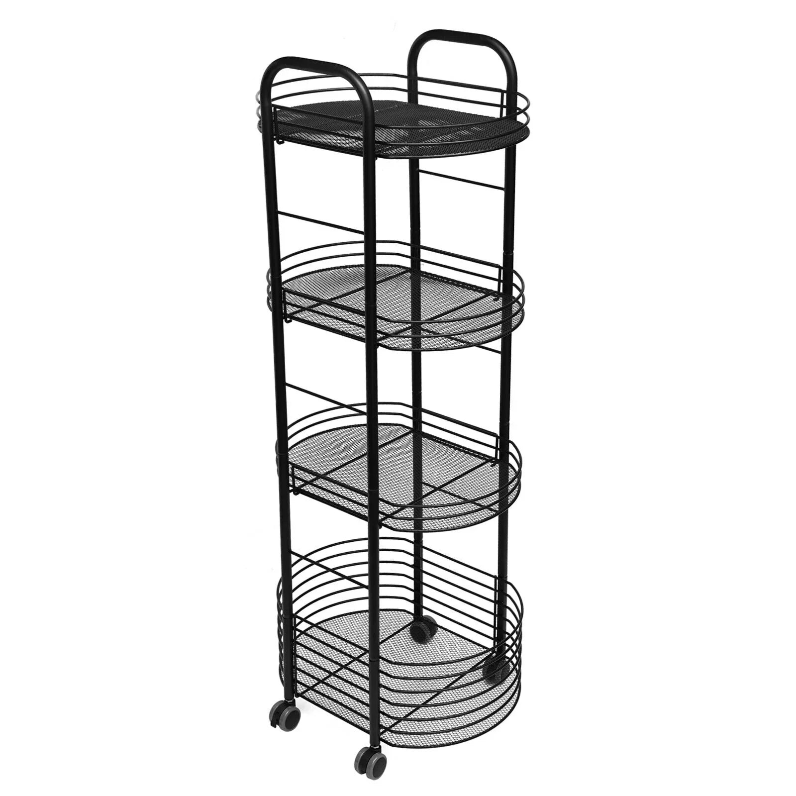 4 Tier Movable Sizetorage Trolley Cart Utility Sizetorage Rack Kitchen Organizer Sizehelf