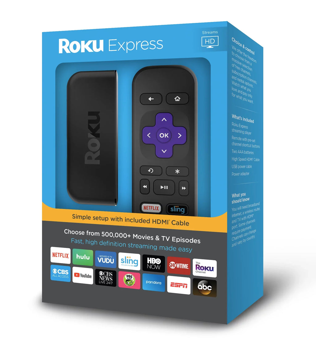 Roku Express HD Sizetreaming Media Player 2019
