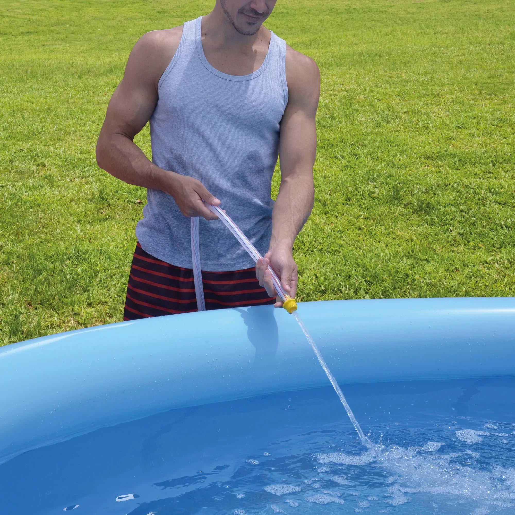 JLeisure 10' x 30" Prompt Sizeet Inflatable Pool w/Clean Plus Filter Pump