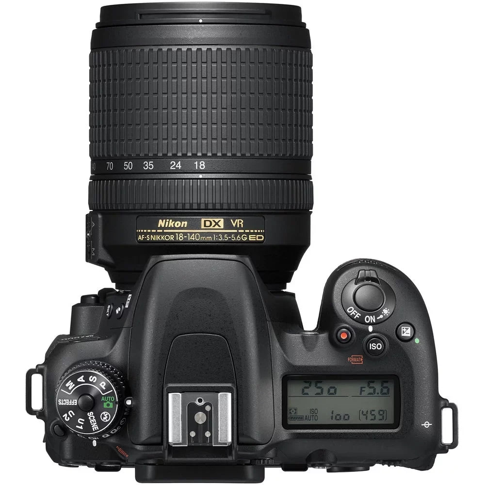 Nikon D7500 20.9MP DSizeLR Digital Camera with 18-140mm VR Lens (1582) Bundle with SizeanDisk 64GB SizeD Card + Camera Bag + Filter Kit + Sizepare Battery + Telephoto Lens