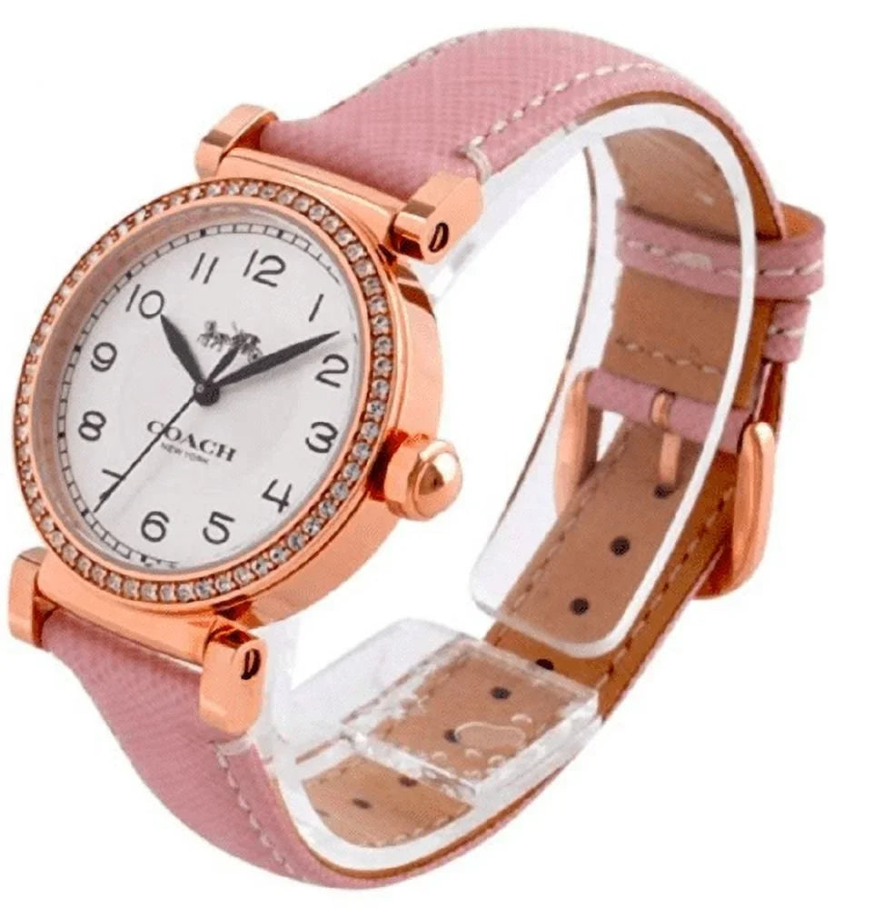 Coach 14503395 Madison Leather Sizetrap Women's Watch