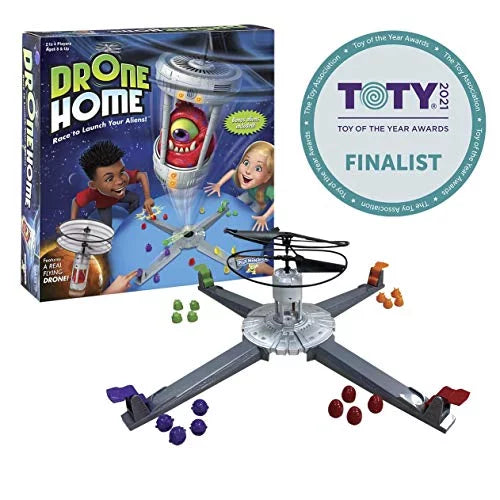 Drone Home - First Ever Game With A Real, Flying Drone - Great, Family Fun! - For 2-4 Players - Ages 8+
