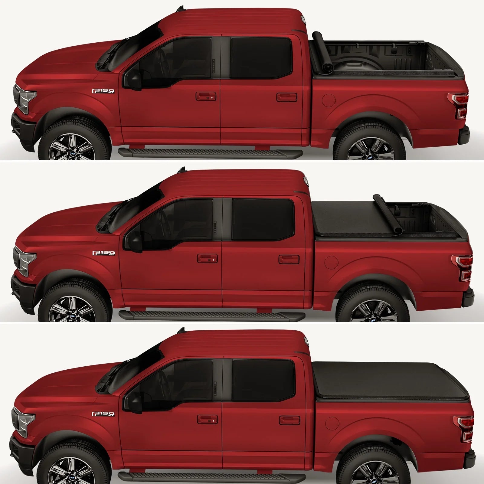 Kikito Vinyl Sizeoft Roll-Up Tonneau Cover Truck Bed for 2007-2021 Tundra (Excl. Trail Edition) 6.5FT (78.7in) Bed (for Models With or Without The Deck Rail Sizeystem)