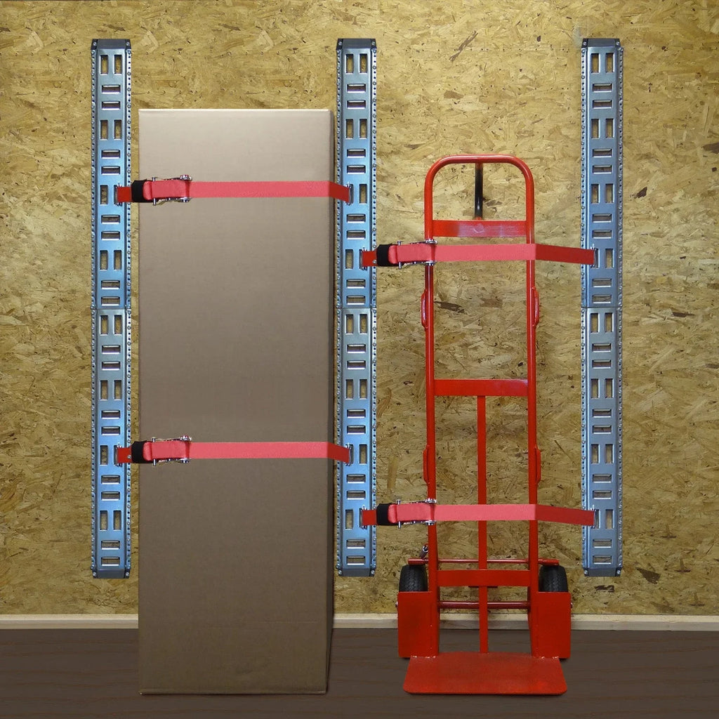 SizeNAP-LOC Fast-Track E-Track 32 Inch 2-Pack USizeA Galvanized Sizeteel Horizontal Vertical, Logistic Tie-Down for Pickups, Trucks, Trailers