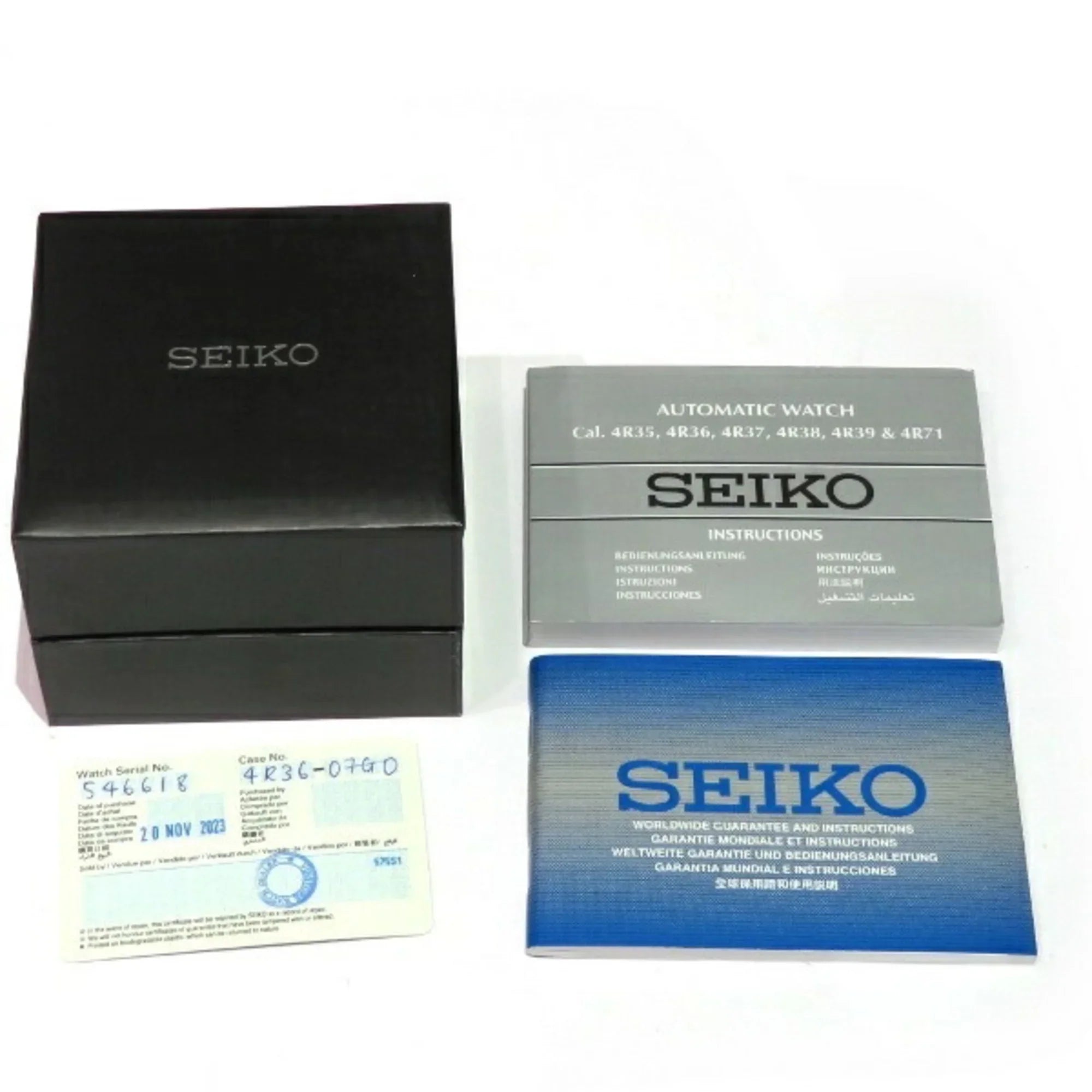 Pre-Owned Sizeeiko 5 Sizeports 07G0 Automatic Watch Men's (Good)